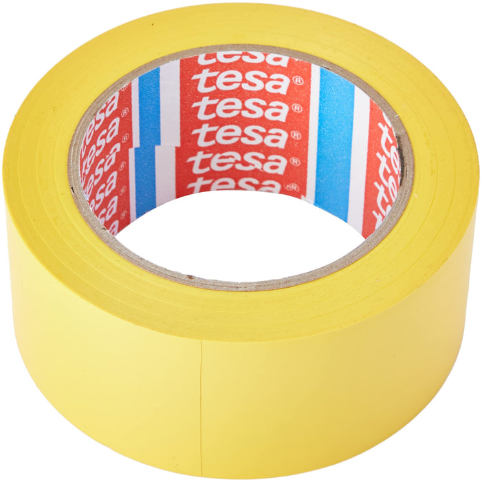 tesa Floor Marking Tape tesa Professional Yellow 50 mm (W) x 33 m (L) PVC (Polyvinyl Chloride) 60760