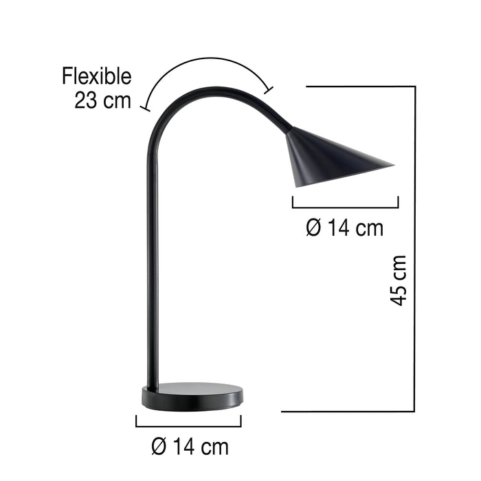 Unilux Desk Lamp Sol 7.4W LED Black