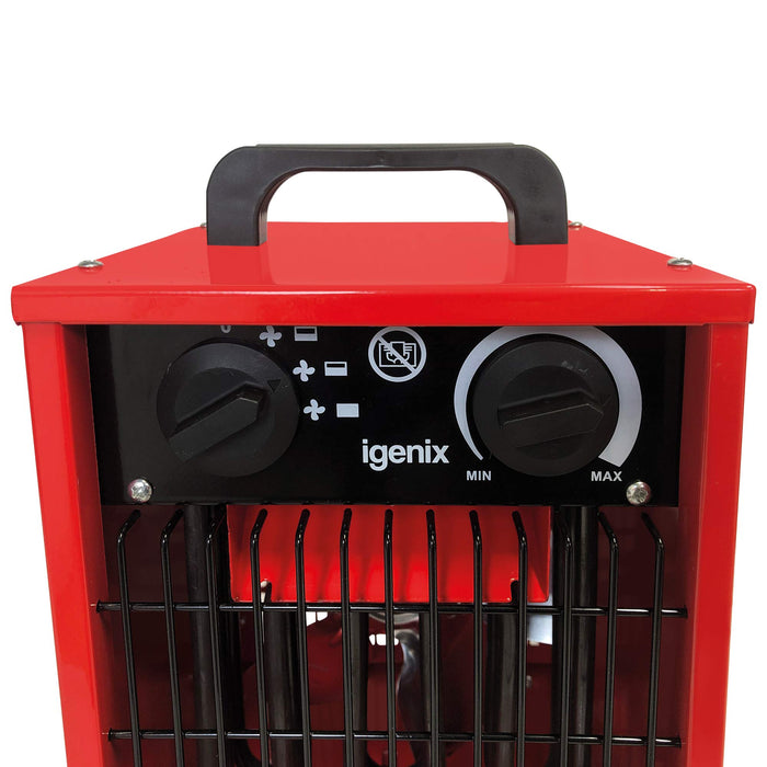 igenix Heater Industrial IG9302 2000 W Red 19.8 x 21.5 x 32.6 cm