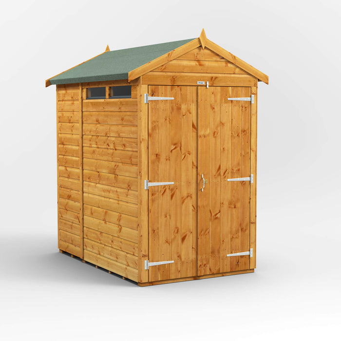 Power Garden Shed 64PASSDD Golden Brown