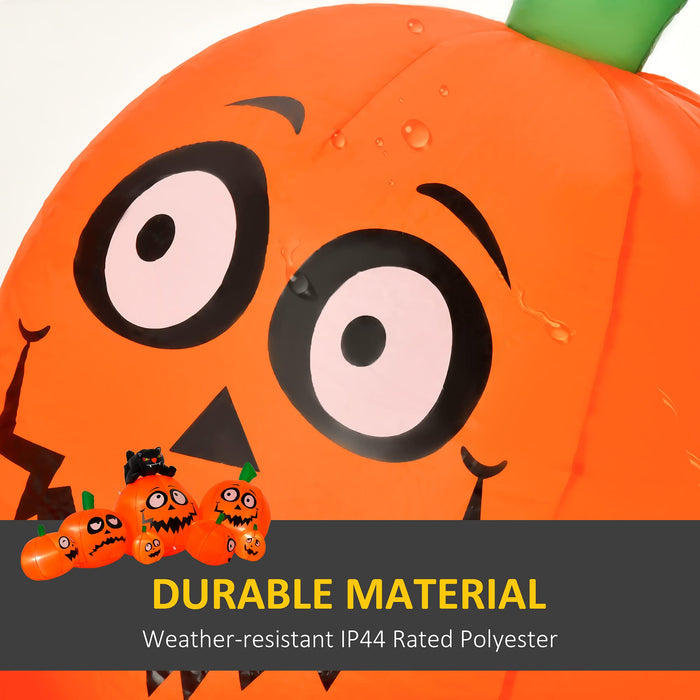 HOMCOM Inflatable Halloween Decoration 844-309V70 Orange 240 x 800 x 120 (W x D x H)