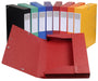 Exacompta Filing Box 50400E A4 Assorted Mottled Pressboard 40 mm Pack of 8