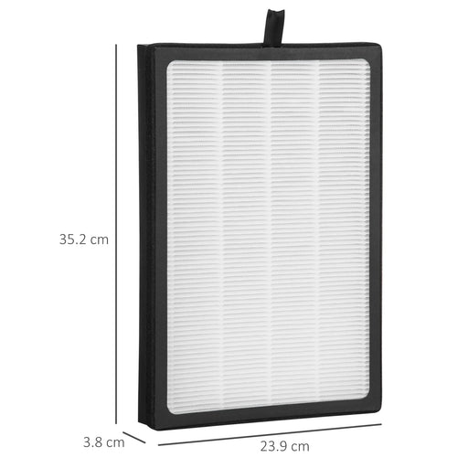 HOMCOM Air Purifier Filter 823-036V00WT 35.2 x 23.9 x 3.8 cm