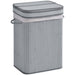 HOMCOM Laundry Basket 70 L Grey