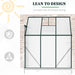 OutSunny Lean to Greenhouse 192 x 127 x 220 cm