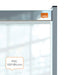 Nobo Freestanding Protective Screen Divider Premium Plus 2060 x 1480 x 610mm Metal, PVC Silver Anodised