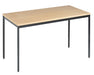 Nautilus Designs Table Rectangular Beech Black 1,400 x 800 x 725 mm