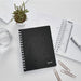 LEITZ Wow Wirebound Notebook A5 Ruled Black