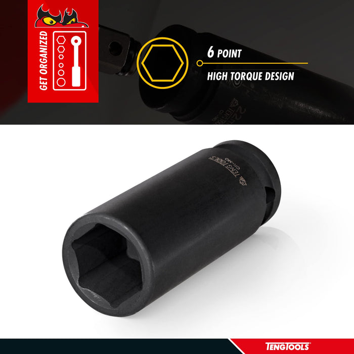 Deep Impact Socket Hexagon 6 Point 1.2in Drive 36mm