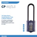 SQUIRE Combination Padlock CP40/2.5 Hardened Steel