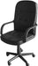 Nautilus Designs Ltd. High Back Bonded Leather Manager Chair with Integrated Lumbar Support - Black