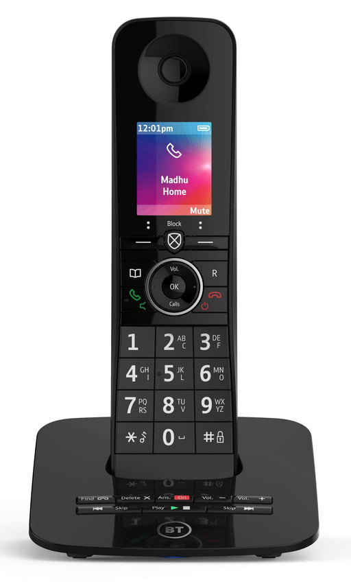 BT Premium Cordless Telephone Black