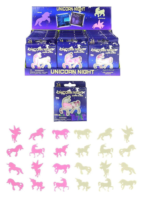 Unicorn Night Glow in The Dark Stick-On - Random