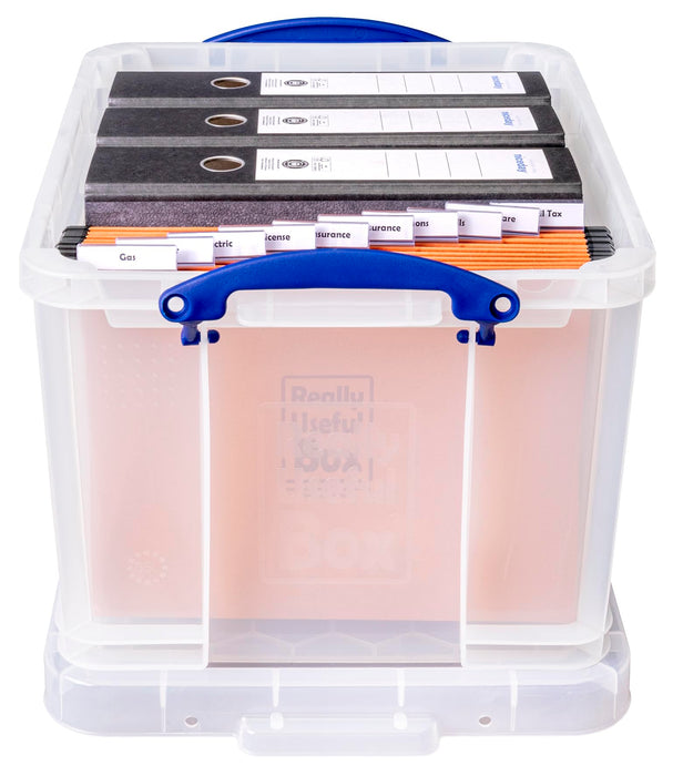 Really Useful Box Storage Box 35C+2xTrayCB 35 L Transparent PP (Polypropylene) 39 x 48 x 31 cm