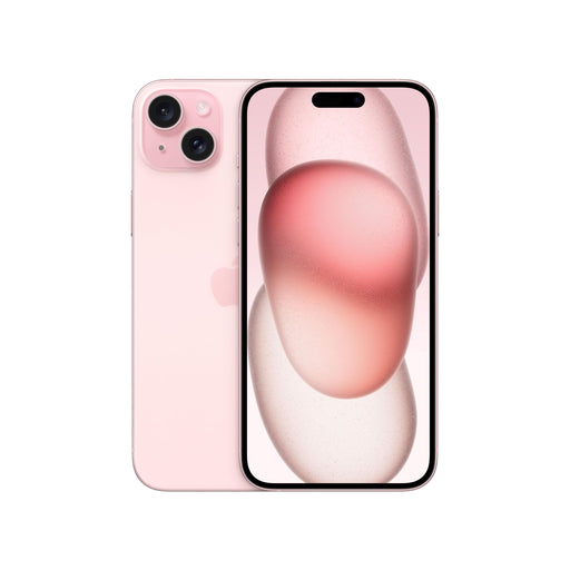 Apple iPhone 15 Plus - 5G smartphone - dual-SIM / Internal Memory 128 GB - OLED display - 6.7" - 2796 x 1290 pixels - 2x rear cameras 48 MP, 12 MP - front camera 12 MP - pink