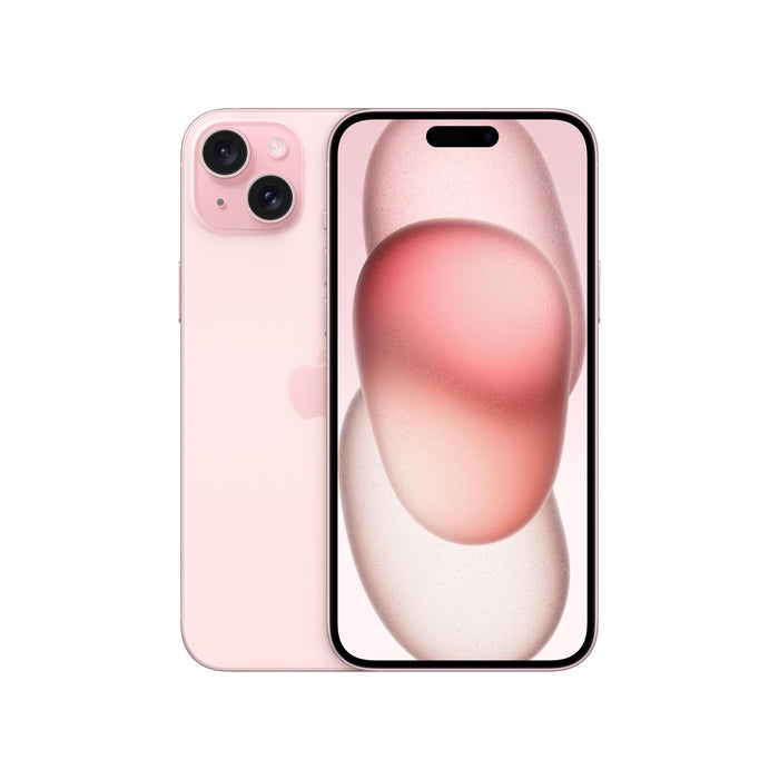 Apple iPhone 15 Plus - 5G smartphone - dual-SIM / Internal Memory 512 GB - OLED display - 6.7" - 2796 x 1290 pixels - 2x rear cameras 48 MP, 12 MP - front camera 12 MP - pink