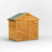 Power Garden Shed 46PAB Golden Brown 4x6