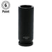 Deep Impact Socket Hexagon 6 Point 1.2in Drive 30mm