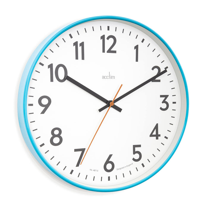 Acctim Analog Clock Blue 30 x 30 x 3.8 x 30 cm