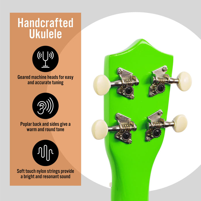 3rd Avenue Ukulele Lime Green