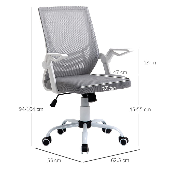 Vinsetto Office Chair Grey 120 kg 625 x 550 mm