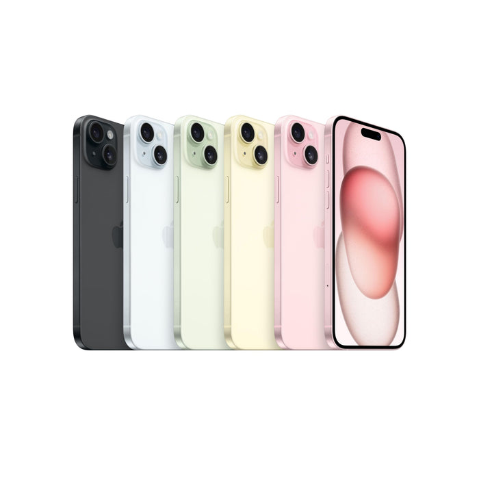 Apple iPhone 15 Plus - 5G smartphone - dual-SIM / Internal Memory 128 GB - OLED display - 6.7" - 2796 x 1290 pixels - 2x rear cameras 48 MP, 12 MP - front camera 12 MP - pink