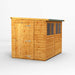 Power Garden Shed 86PP Golden Brown 8x6