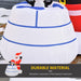 HOMCOM Christmas Penguin Inflatable White 125 x 160 cm