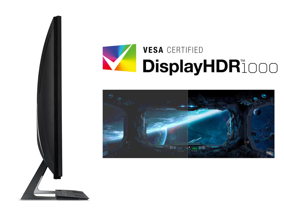 Acer Predator CG437KP 43 Inch 3840 x 2160 Pixels 4K Ultra HD VA Panel 1ms Response Time HDMI DisplayPort USB-C Monitor