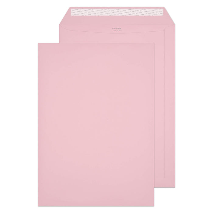 Creative Coloured Envelope C4 229 (W) x 324 (H) mm Adhesive Strip Pink 120 gsm Pack of 250