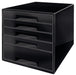 Leitz Cube Drawer Unit 5 52531095 A4 Maxi Black 28.7 x 36.3 x 27 cm