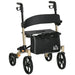 HOMCOM Rollator Aluminum, PL (Polyester), PVC (Polyvinyl Chloride)