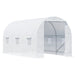 OutSunny Greenhouse Outdoors Waterproof White 2000 mm x 4500 mm x 2000 mm