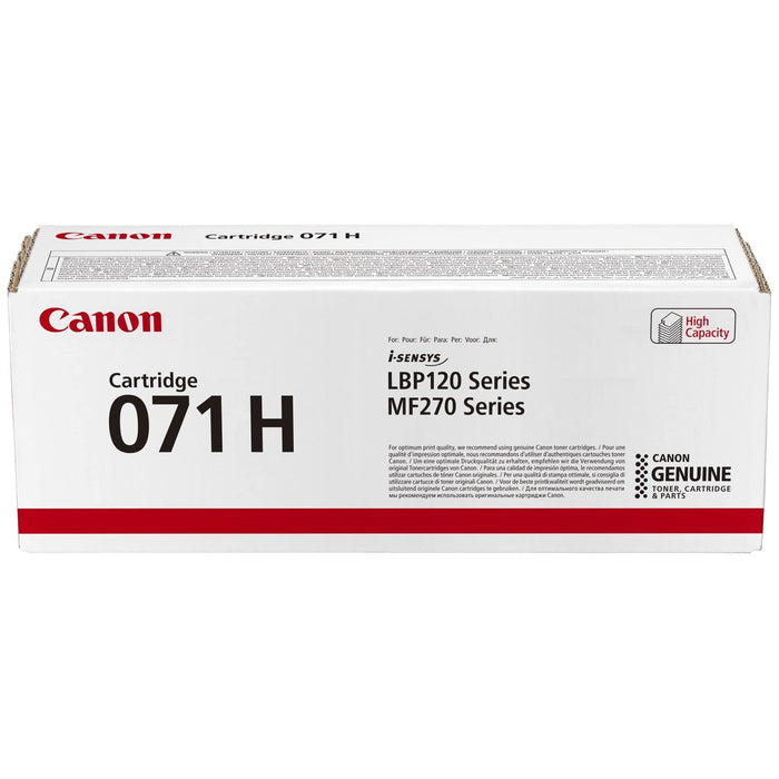 Canon 071 H - High capacity - black - original - toner cartridge - for i-SENSYS LBP122dw, MF272dw