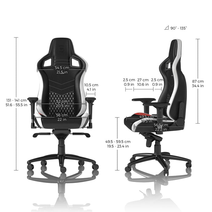 Noblechairs Epic Gmg Chr Blk/Wht/Red