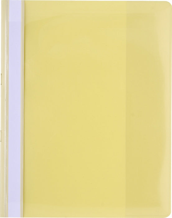 Exacompta Presentation Folders 439904B A4 Yellow PVC Pack of 10