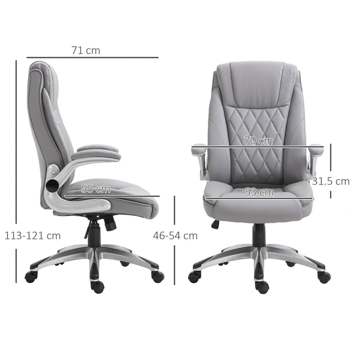 Vinsetto Office Chair 920-063GY Grey 76 (W) x 695 (D) x 121 (H) mm