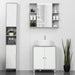 kleankin Bathroom Vanity White 300 x 680 mm