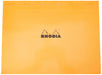 Rhodia Notepad 38200C A3+ Squared Stapled Top Bound Cardboard Soft Cover Orange Perforated 160 Pages