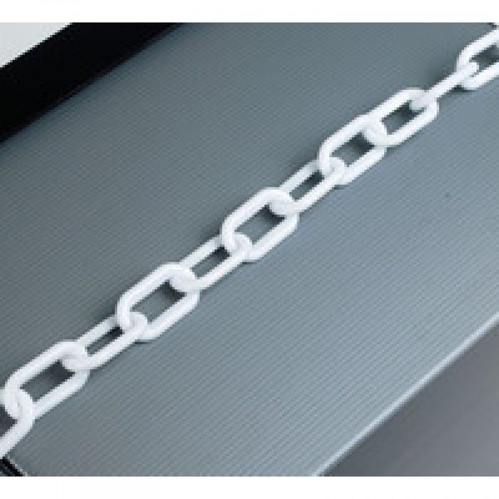 Chain Barrier Lightweight White 1.2 x 3.8 x 0.6 cm