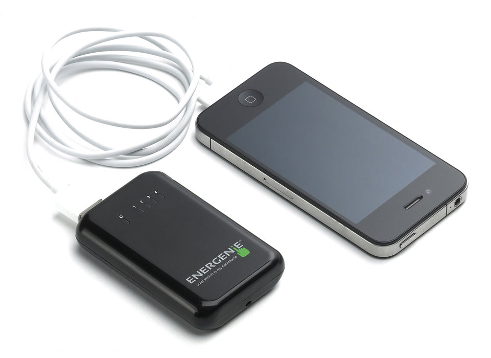 EnerGenie 2500 mAh Universal Power Bank White