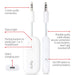 Twelve SouthBluetooth Transmitter 12-1914 White