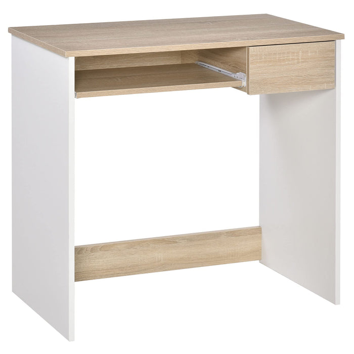 HOMCOM Computer Desk White 450 x 750 mm