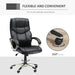 HOMCOM Office Chair Cream PU Leather 5550-3301