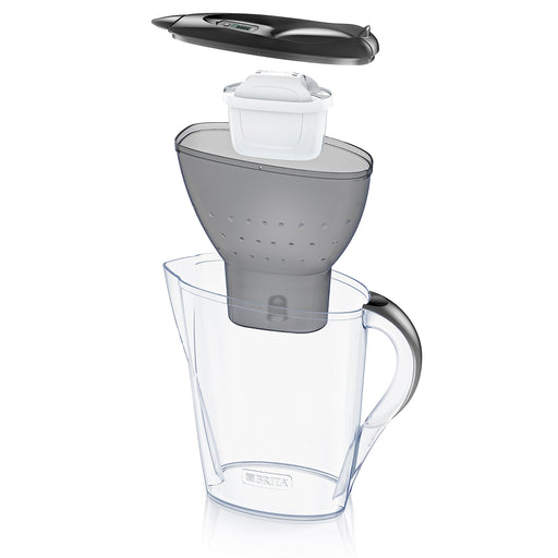 BRITA Marella 1051121 Water Filter Jug 2.4 L Graphite including MAXTRA PRO All-in-1 cartridge