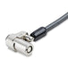 StarTech.com 2m Laptop Cable Lock Compatible With Noble Wedge