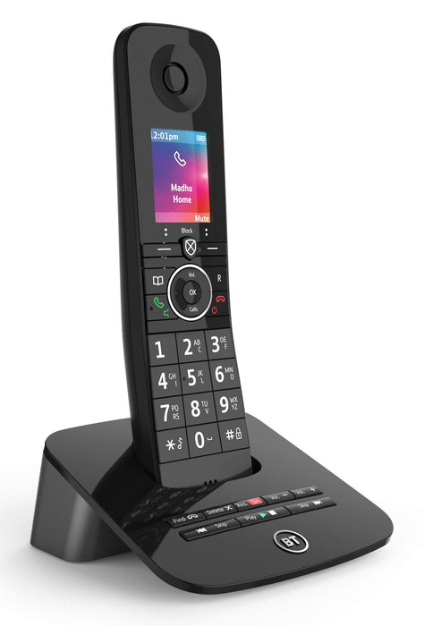 BT Premium Cordless Telephone Black