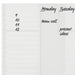 Nobo 1915614 Weekly Planner Transparent 29.7 x 21 cm