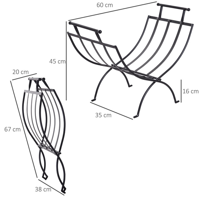 OutSunny Firewood Rack 820-150 Metal