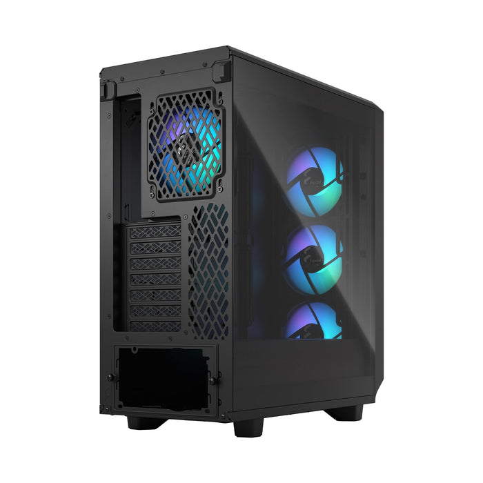 Fractal Meshify 2 Compact Lite RGB Black Tempered Glass Light Tint Mid Tower PC Case